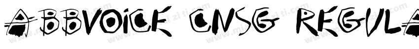 ABBvoice CNSG Regula字体转换